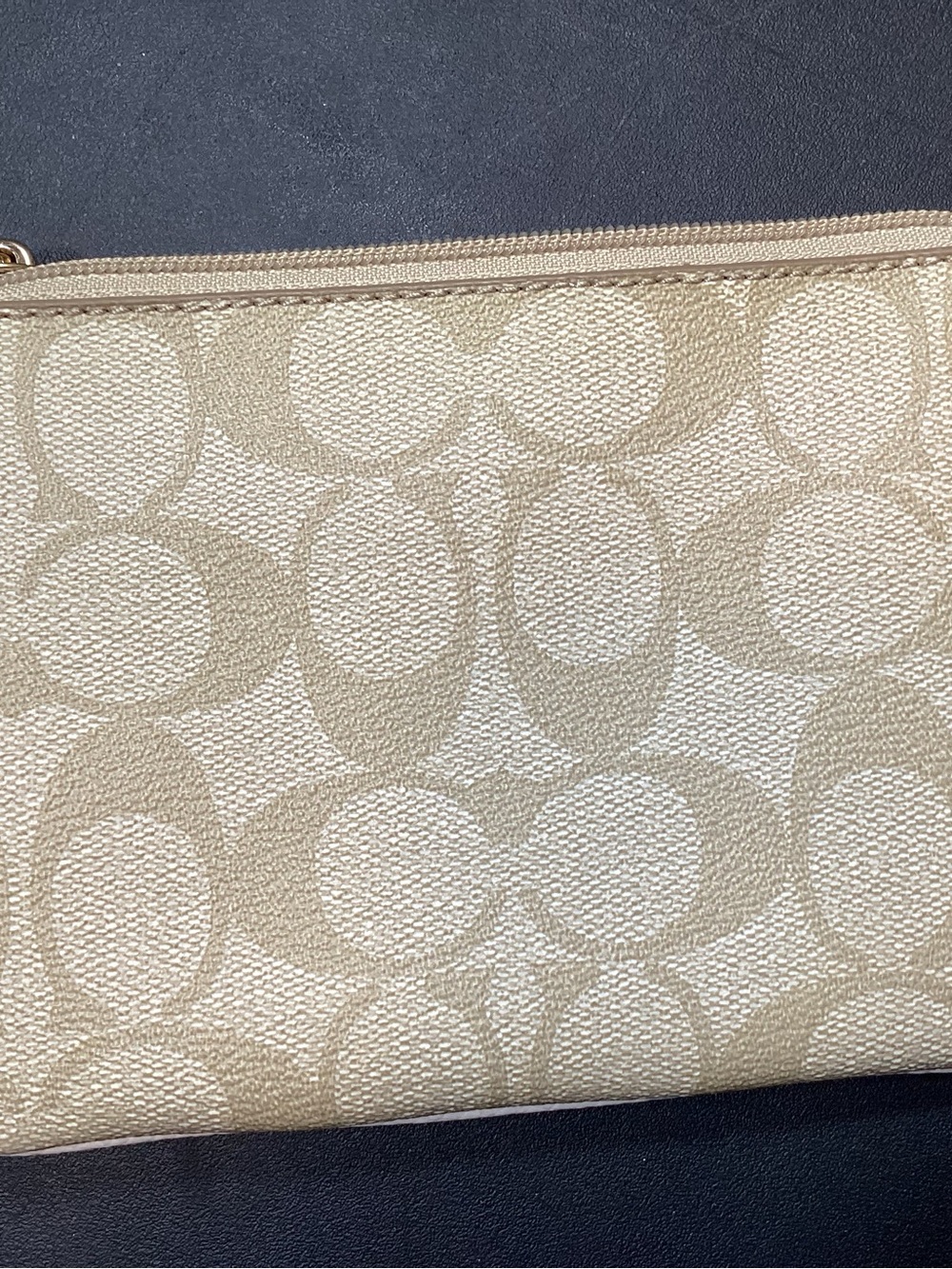 Coach Canvas Crossbody in Khaki and Chalk - Picture 5 of 7